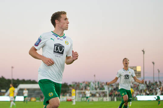 Hammarbys Fredrik Torsteinbö jublar