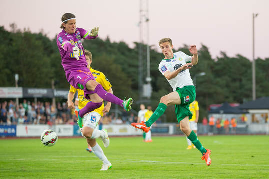 Hammarbys Fredrik Torsteinbö gör 1-0