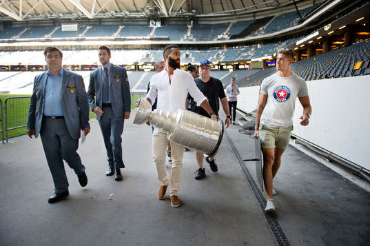 Vakterna Alfredo Palermo, Robin Karlsson och Joakim