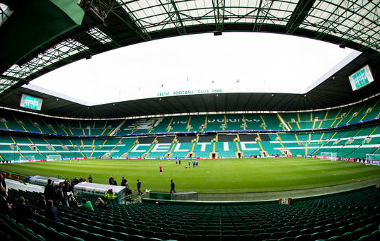 Malmö FF tränar på Celtic Park