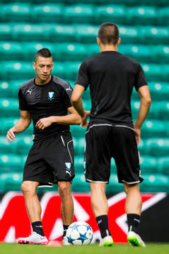 Malmö FFs Nikola Djurjic och Vladimir Rodic