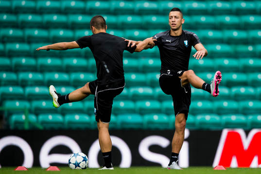 Malmö FFs Vladimir Rodic och Nikola Djurjic