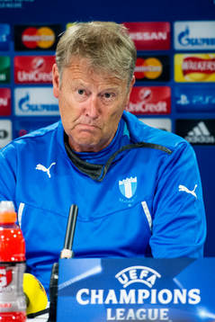 Malmö FFs tränare Åge Hareide deppar