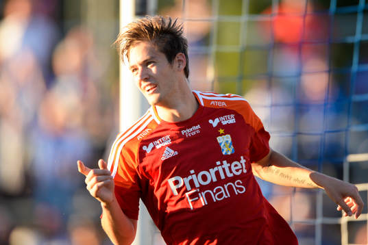 IFK Göteborgs Victor Sköld jublar