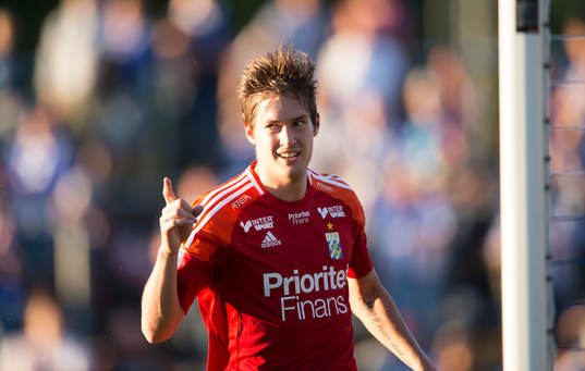 IFK Göteborgs 3-målsskytt Victor Sköld har gjort 3-0 i