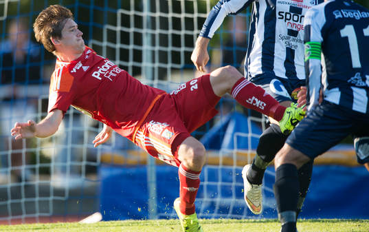 IFK Göteborgs 3-målsskytt Victor Sköld i matchen i