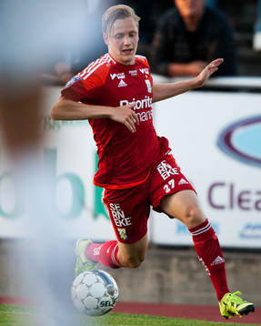 IFK Göteborgs Billy Nordström i matchen i Svenska Cupen