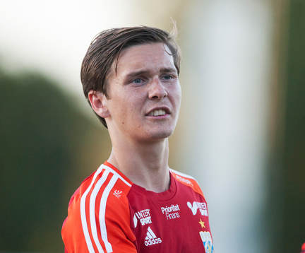 IFK Göteborgs Patrik Karlsson Lagemyr i matchen i Svenska
