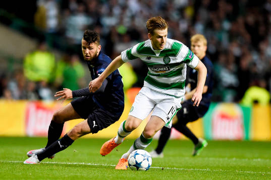 Malmö FFs Erdal Rakip och Celtics Stuart Armstrong
