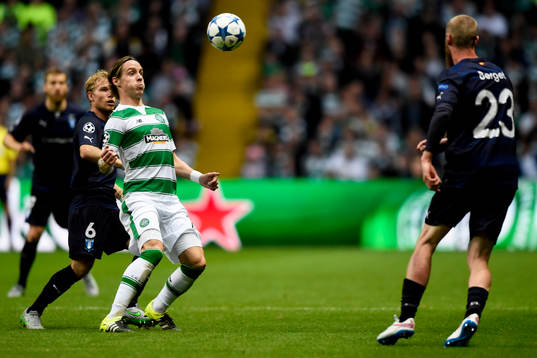 Malmö FFs Oscar Lewicki och Stefan Johansen