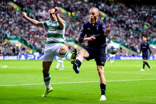 Celtics Scott Brown och Malmö FFs Jo Inge Berget
