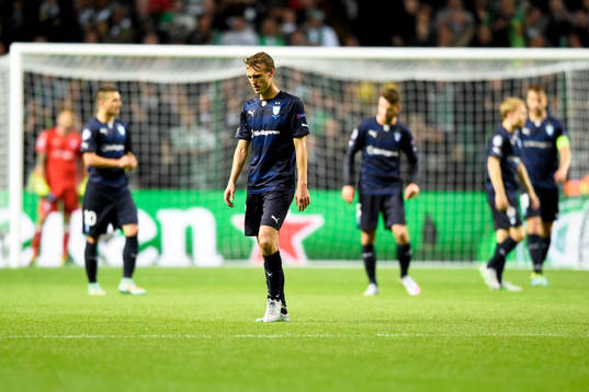 Malmö FFs Magnus Wolff Eikrem deppar