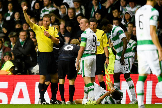 Celtics Mikael Lustig ligger skadad
