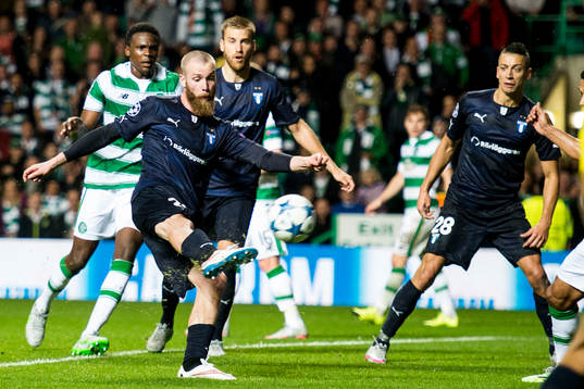Malmö FFs Jo Inge Berget gör 3-2