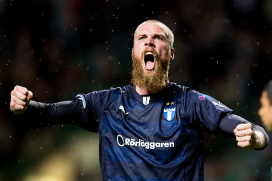 Malmö FFs Jo Inge Berget jublar