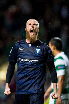 Malmö FFs Jo Inge Berget jublar