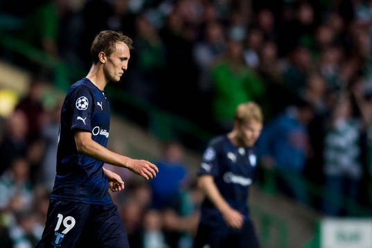 Malmö FFs Magnus Wolff Eikrem deppar