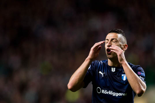 Malmö FFs Nikola Djurjic deppar