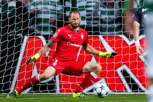 Malmö FFs målvakt Johan Wiland