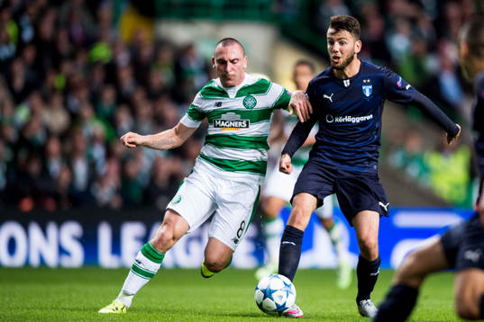 Celtics Scott Brown och Malmö FFs Erdal Rakip