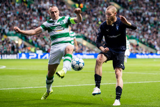 Celtics Scott Brown och Malmö FFs Jo Inge Berget