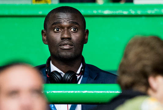 Malmö FFs avstängda Enock Kofi Adu på läktaren