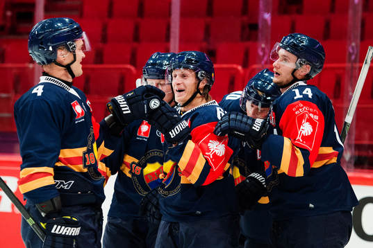 Djurgårdens Marcus Högström (tv) och Alexander