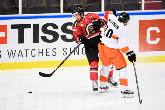 Frölundas Spencer Abbott och Sheffield Steelers Fredrik