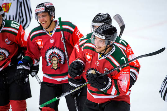 Frölundas Henrik Tömmernes jublar