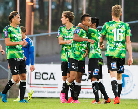 Halmstads Matthew Rusike har gjort 1-1