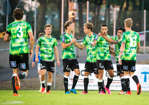 Halmstads Matthew Rusike har gjort 1-1