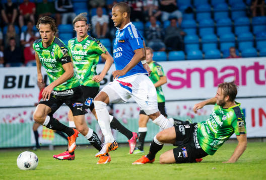 Halmstads Fredrik Liverstam och Jesper Westerberg och