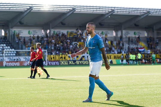 Malmö FFs Guillermo Molins deppar