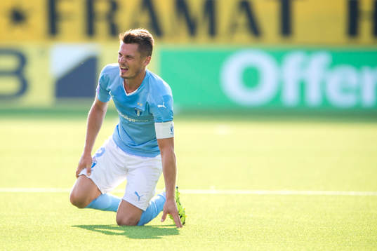 Malmö FFs Markus Rosenberg deppar