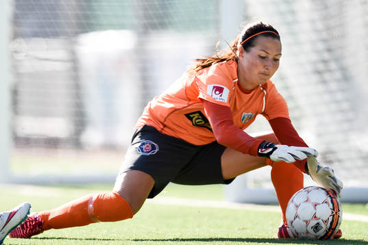Kopparbergs/Göteborgs utespelare Anna Ahlstrand som