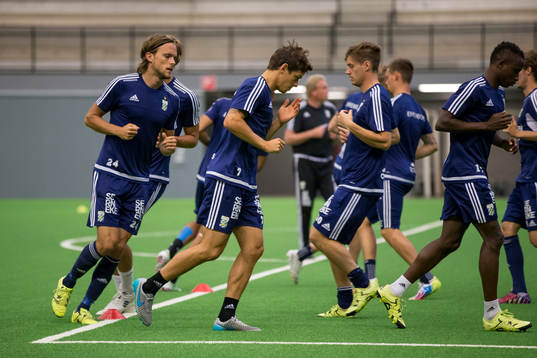 IFK Göteborgs Tom Pettersson och Mads Albaek