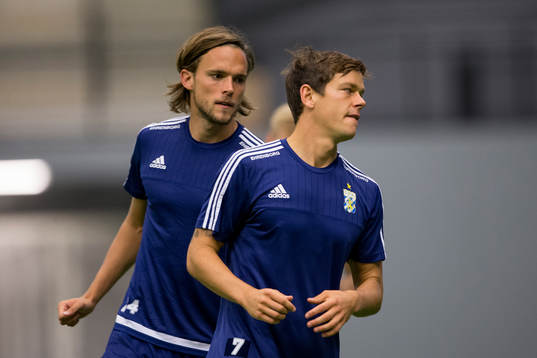 IFK Göteborgs Tom Pettersson och Mads Albaek