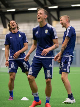 IFK Göteborgs Gustav Svensson, Sören Rieks och Sebastian