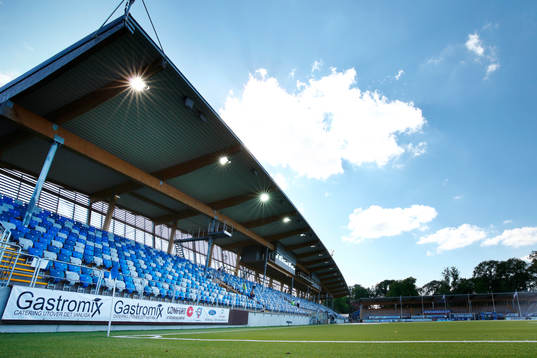 Kopparvallen innan fotbollsmatchen i Allsvenskan mellan