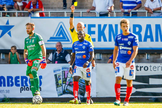 Åtvidabergs John Owoeri deppar