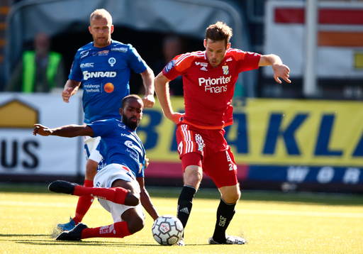 Åtvidabergs Ammar Ahmed och IFK Göteborgs Emil Salomonsson