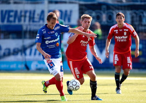 Åtvidabergs Tor Øyvind Hovda och IFK Göteborgs Mikael