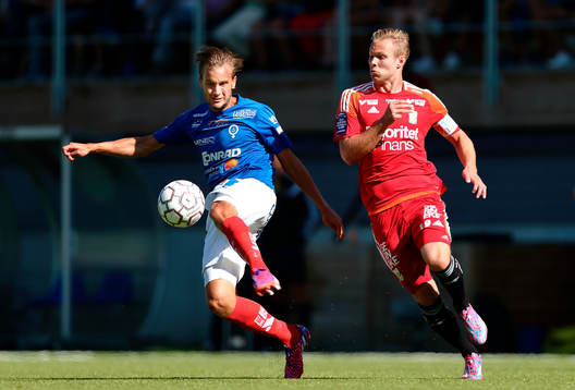 Åtvidabergs Månz Karlsson och IFK Göteborgs Gustav