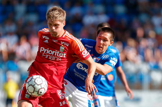 IFK Göteborgs Mikael Boman och Åtvidabergs Sebastian