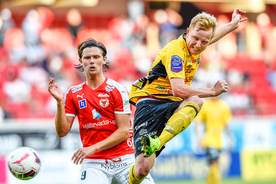 Kalmars Marcus Antonsson och Elfsborgs Simon Lundevall