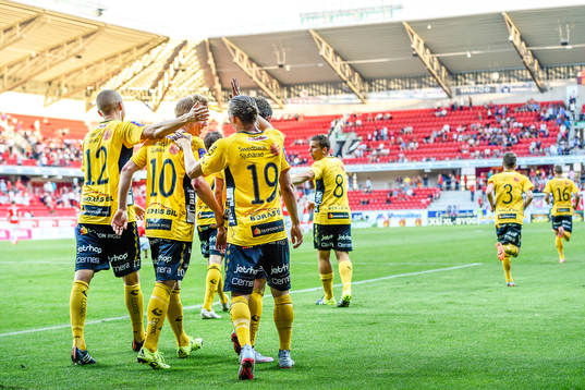 Elfsborgs spelare firar