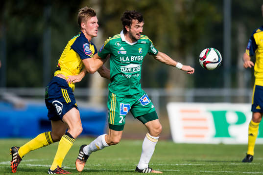 Ängelholms Marcus Bergholtz och Ljungskiles Aleksandar