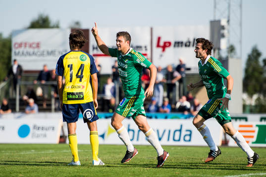 Ljungskiles Hannes Stiller jublar