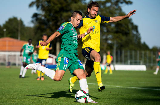 Ljungskiles Ahmed El Amrani och Ängelholms Vlado Zlojutro