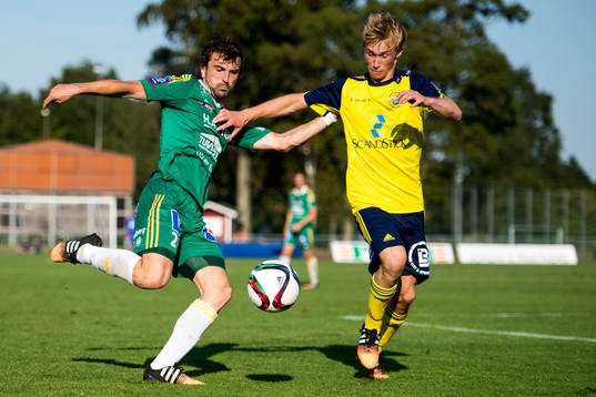 Ljungskiles Aleksandar Kitic och Ängelholms Albin Nilsson